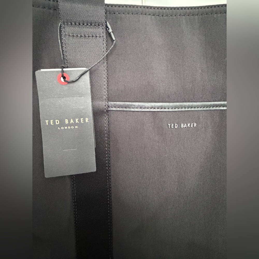 NWT Ted Baker Deptford Laptop Tote Bag Black (Noir) $310 CAD - Picture 5 of 16